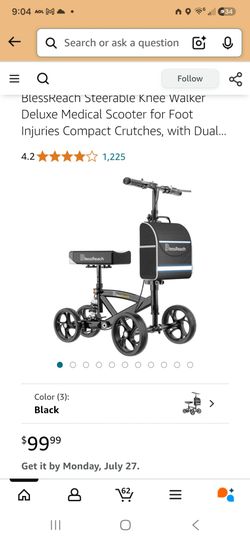 Bless Reach Knee Scooter ((NEVER USED))
