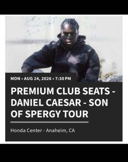 Daniel Caesar Tickets