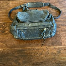 Charcoal bag with shoulder strap and backpack straps