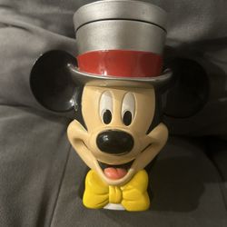 Disney on Ice Mickey Mouse Ringmaster Top Hat Mug with Flip Top Plastic Lid Cup