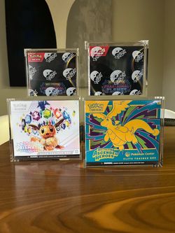 New Acrylic Cases for Pokémon ETB and Booster Box
