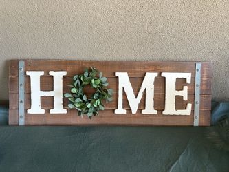 “Kirklands” Wood Home Sign W/ Reef
