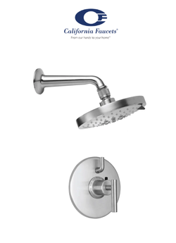 California Faucets Tiburon Shower Trim SATIN BRASS