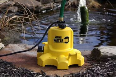 Brand New Wayne WaterBUG 1/6 HP Submersible Utility Pump – Multi‑Flo Technology – NIB