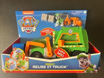 New PAW Patrol Rocky's Reuse It Truck with Figure and 3 Tools NEW