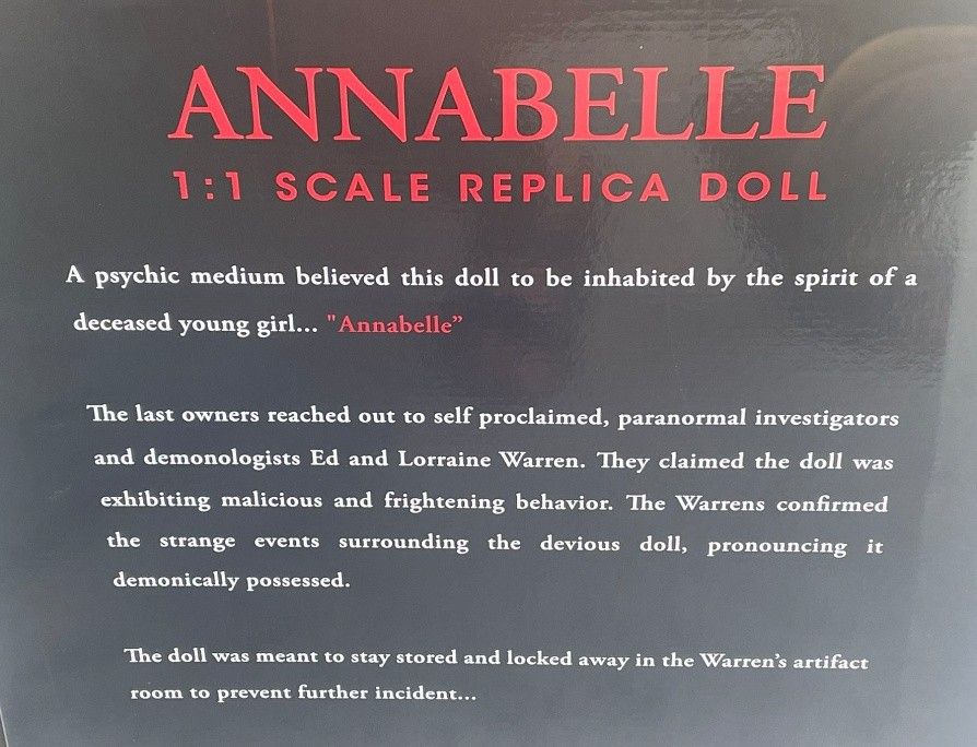 The Conjuring  ANNABELLE Doll