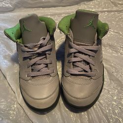 Jordan 5 Green Bean Toddler Shoes Size 9c