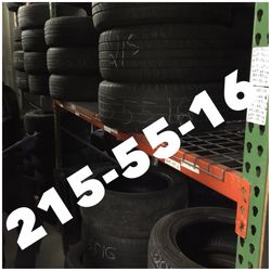215-55-16 used tires on sale free installation