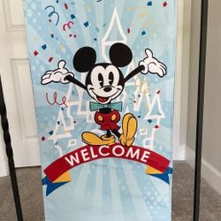 Disney Mickey Mouse Over The Door Banner 