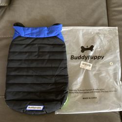 “BuddyPuppy” Dog  Rain Coat Size M
