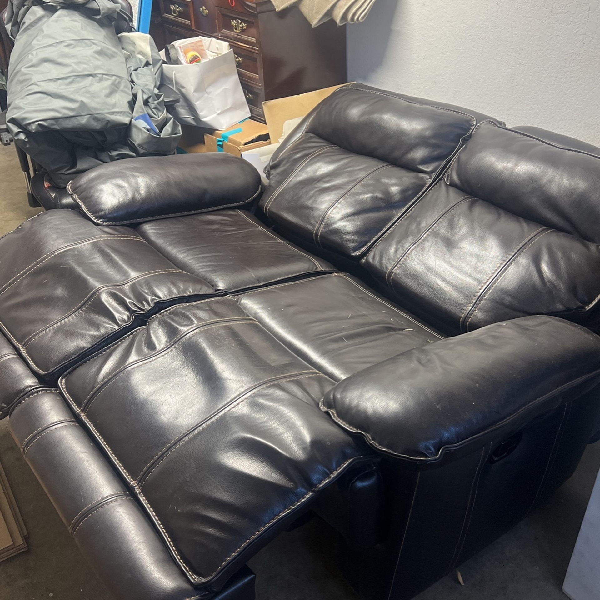 Couch Love Seat Recliner for Sale in Tracy, CA OfferUp