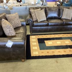 Living Room Sofa Couch and Loveseat Set