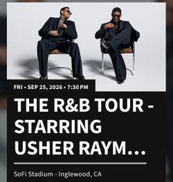 Chris Brown / Usher Concert Tickets