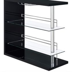 Wine table/bar With Glass Shelves