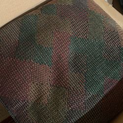 Set of 2 Vintage Corduroy Throw Pillows