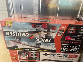 Switch skateboard 2 in 1