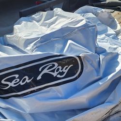 23 Foot Sea Ray boat cover.