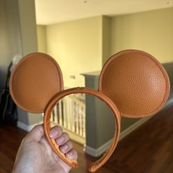 Brown Mickey Mouse Ears 