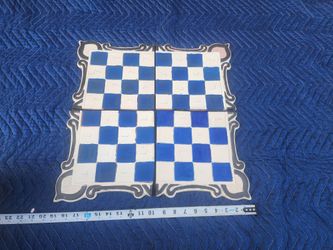 Vintage Scioto Ceramic 1976 Chess Board