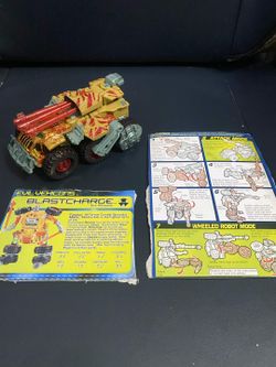 Transformers Beast Machines Blastcharge (2000) - 100% Complete with Manual & Card