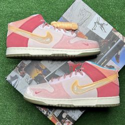 Social Status x Nike Dunk Mid ‘Strawberry Milk’