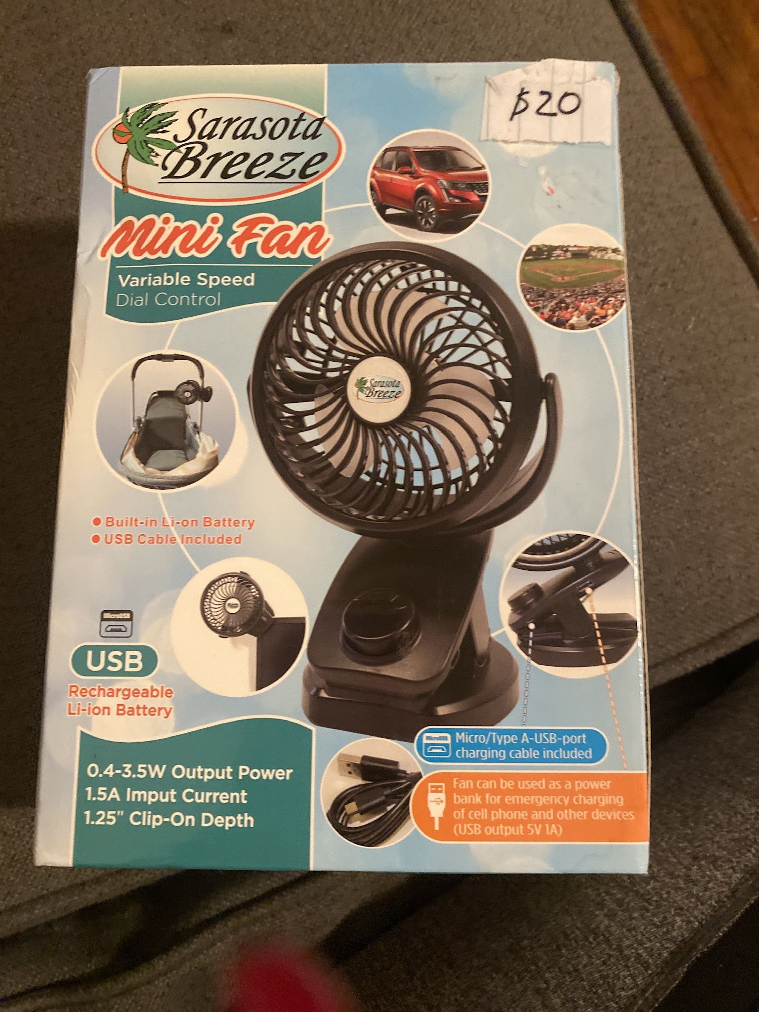 Sarasota Breeze Mini Fan