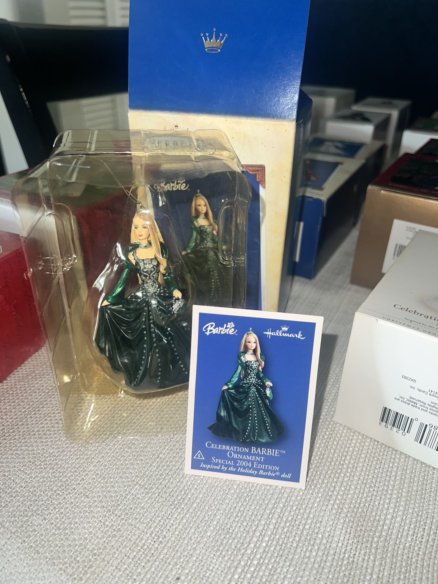  Hallmark Barbie Holiday Ornament collection 1(contact info removed)