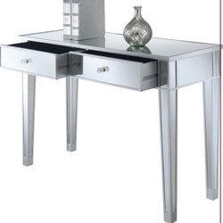 Mirror Desk Entry Side Table Vanity Console With Drawers Brand New In The Box