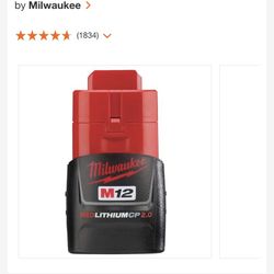 Milwaukee Battery 2.0 M-12