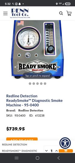 Redline smoke machine.