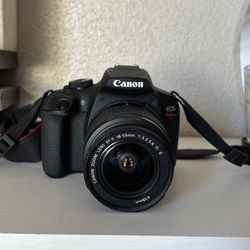 Canon Rebel T7 DSLR Camera + 18-55mm Lens (Like New) 