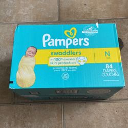 Pampers Swaddlers Newborn 84pc