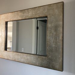 Gold Foiled Mirrors X 2