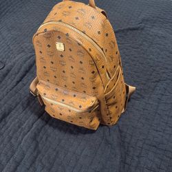 MCM Leather Bookbag (NEW, NEVER WORN)