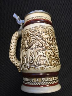 1980 beer stein made in Brazil