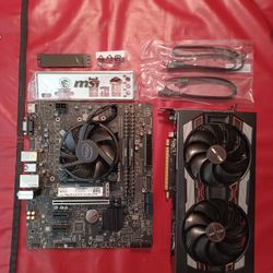 PC Parts Bundle - Intel 10th Gen/RX 5600 XT + RAM, MB & NVMe SSD