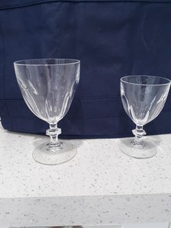 Crystal cups 12 big and 8 small