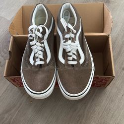 Size 8 Brown Woman Vans 