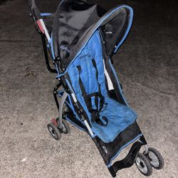 Blue Jogger Stroller 