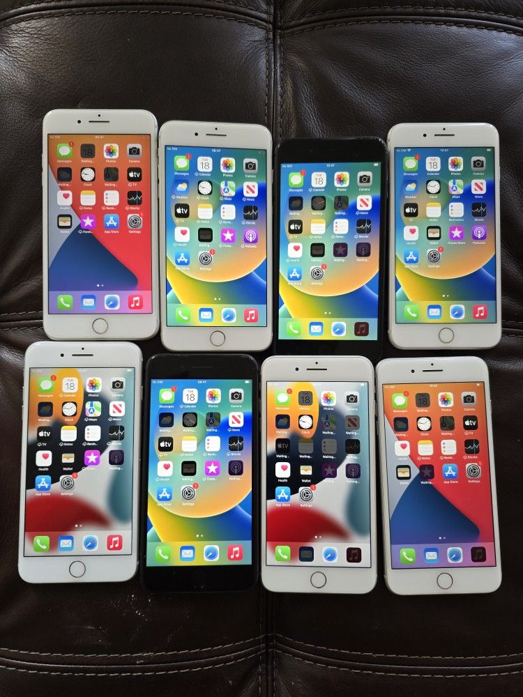 Lot Of 8 UNITS IPHONE 8 PLUS ALL FULLY UNLOCKED NO CRACKS NO SCRATCHES