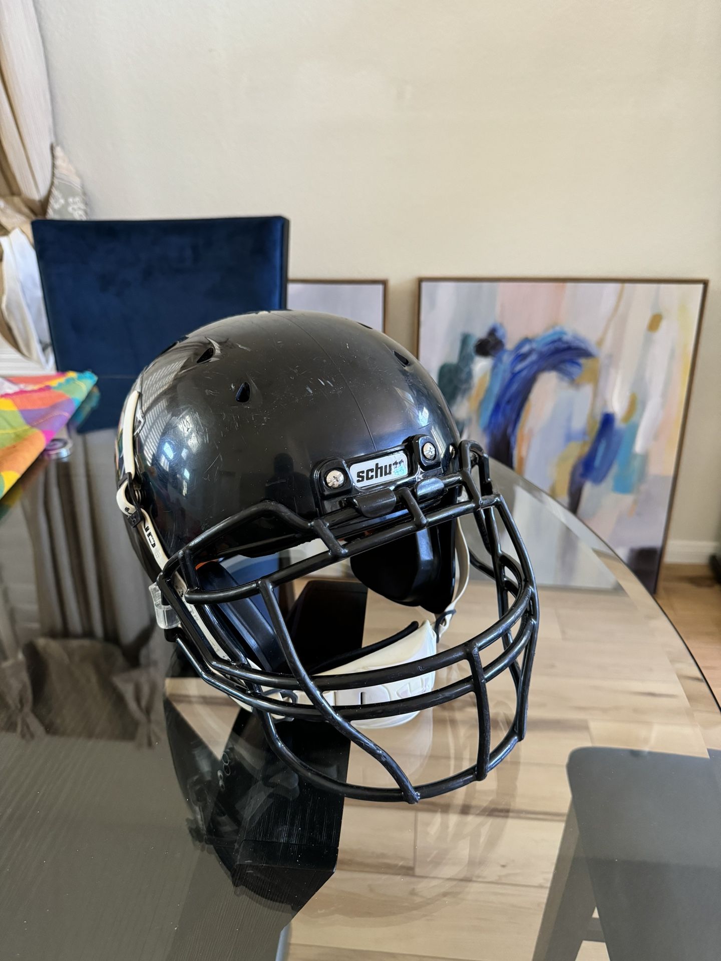 Under Armour Football Helmet Panthers 73 (NEGOTIABLE)