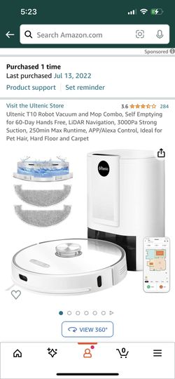 Robot Vacuum And Mop Combo