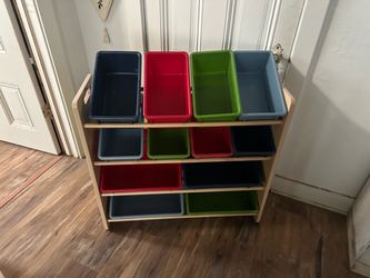 Toy storage bins