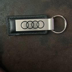  Audi Leather Keychain
