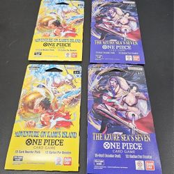 Sealed One Piece Trading Cards 