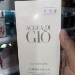 Giorgio Armani Acqua Di Gio 100ml Brand New Sealed 100% Authentic Perfumes Colognes Perfumes Arabes Too Arabic 