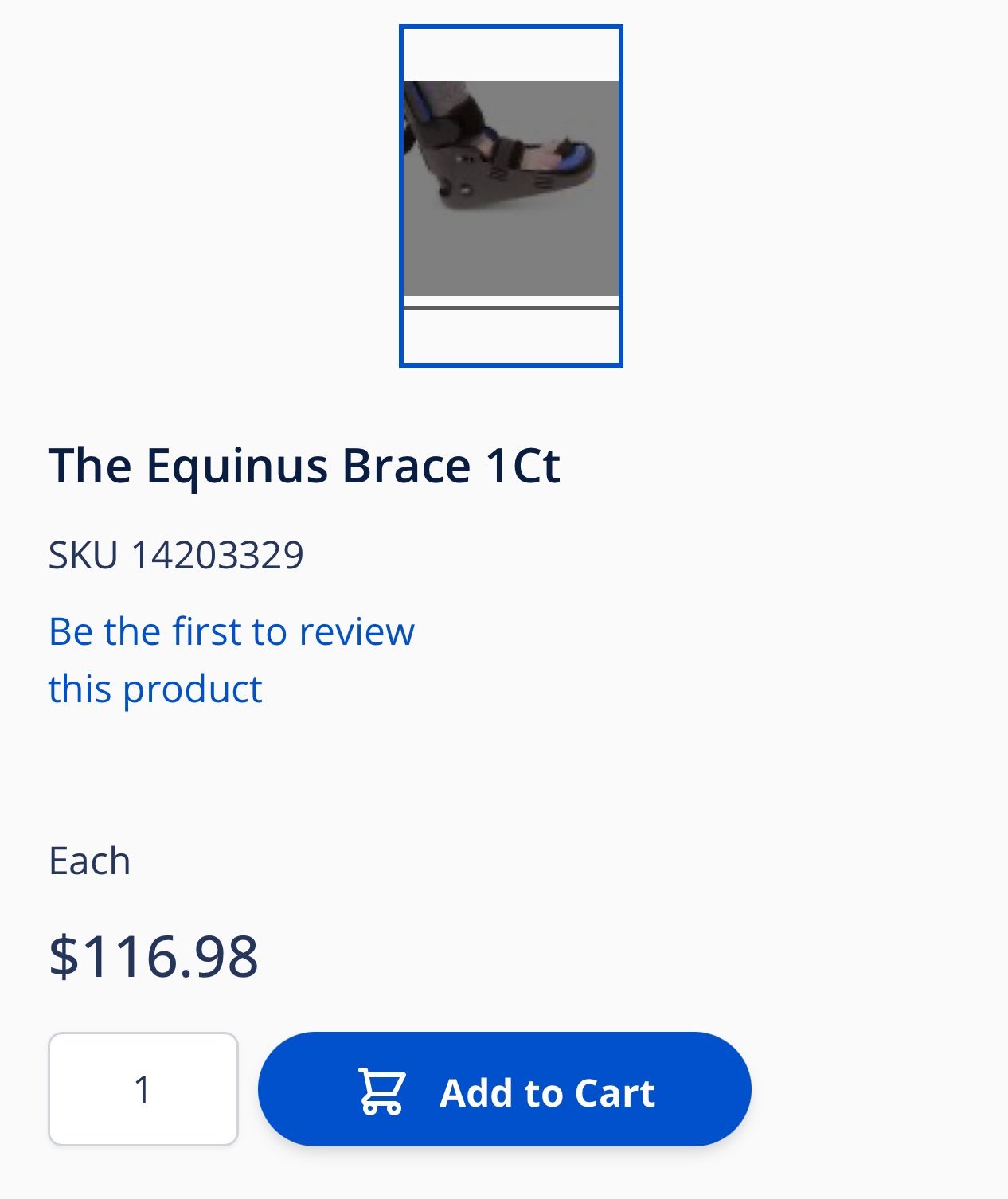 Equinus Leg Brace