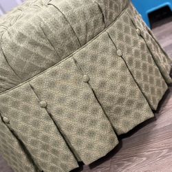 Green ottoman