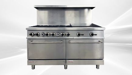 60 inches Hot plate Broiler Oven Range NSF CD-R6-24CB