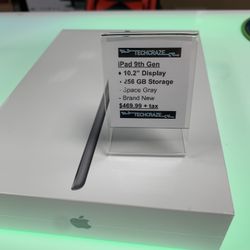 iPad 9th Gen 10.2” 256GB Space Grey 